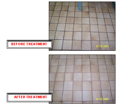 White Residue On Anti Slip Treated Tiles, Porcelain Tile Non Slip Treatment